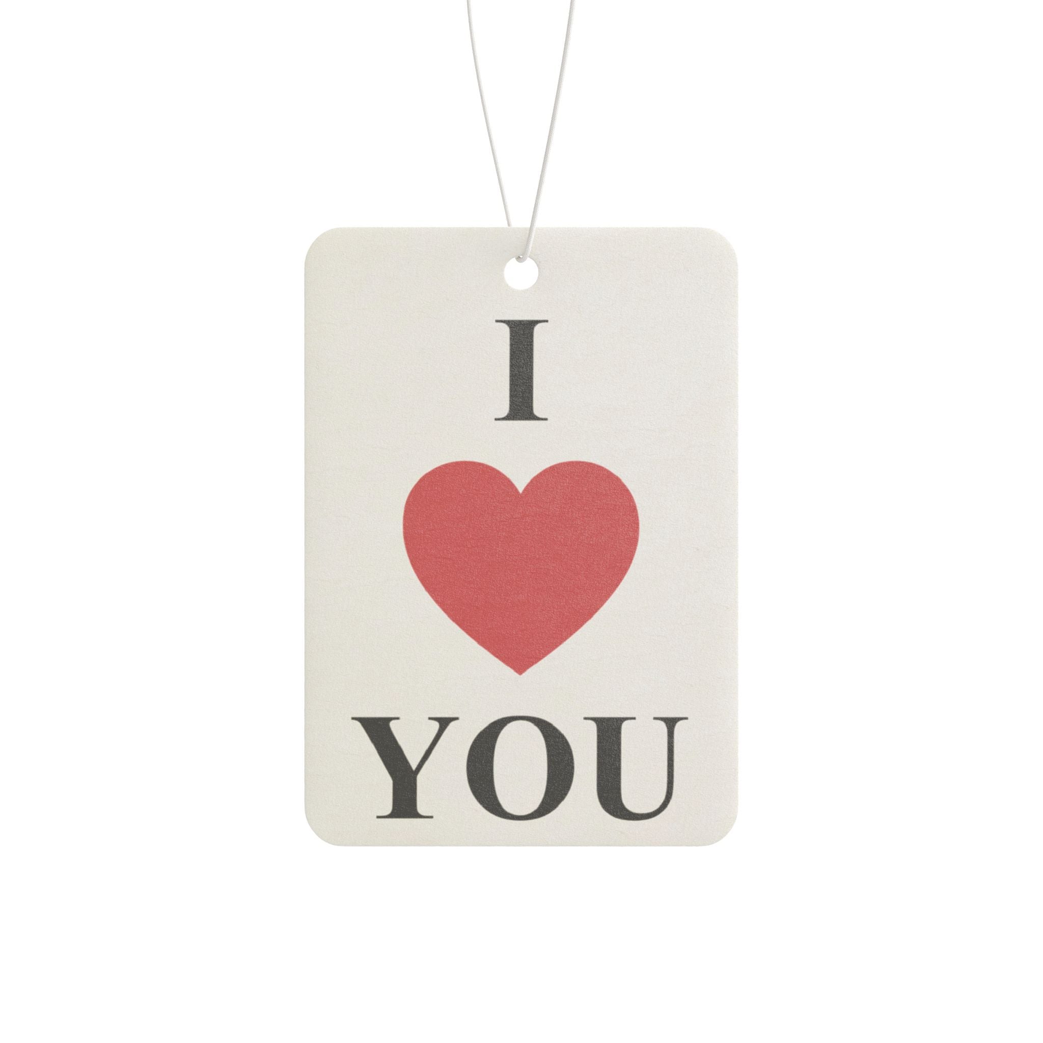 I Love You Air Freshener